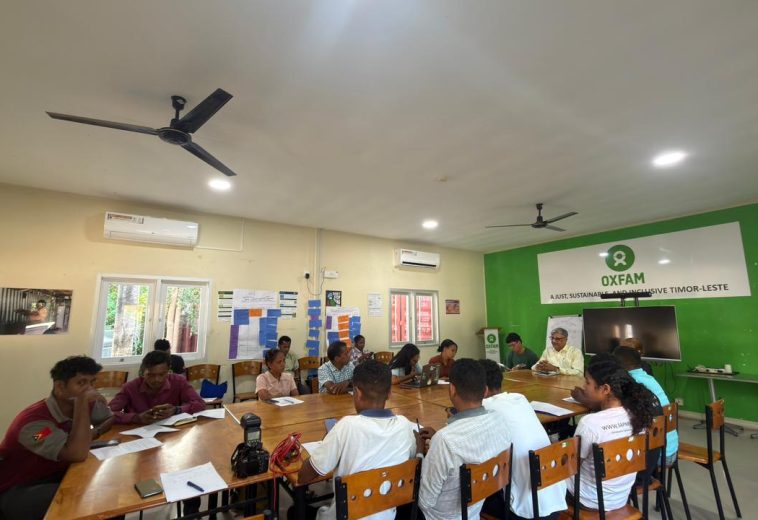 Oxfam iha TL Halo Media Briefing ho Jornalista Ba Asuntu Justisa Klimatika, Ekonomia no Justisa Jeneru