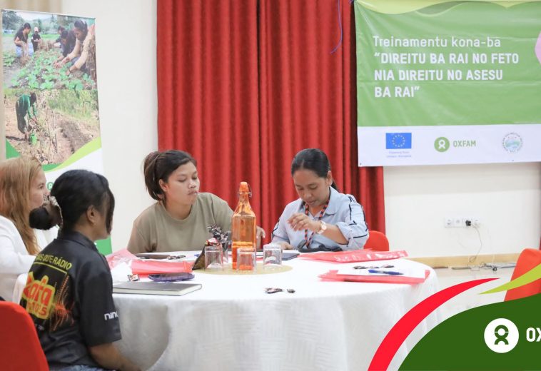 Oxfam Timor-Leste  Fasilita Treinamentu Faze II Ba Jornalista Sira  Konaba Feto nian Direitu Ba Rai