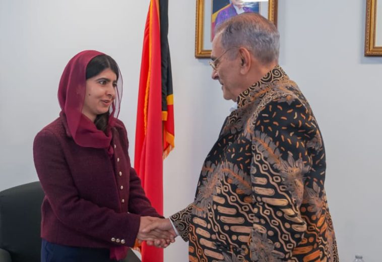 Malala Yousafzai Husu Ramos-Horta Kontinua Advoka ba Feto no Labarik Feto Vulnerável