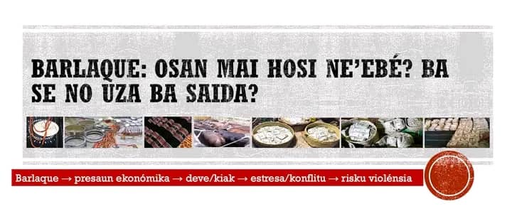 Barlques Iha Timor: Kultura, Osan no Podér, Se mak Desidi?