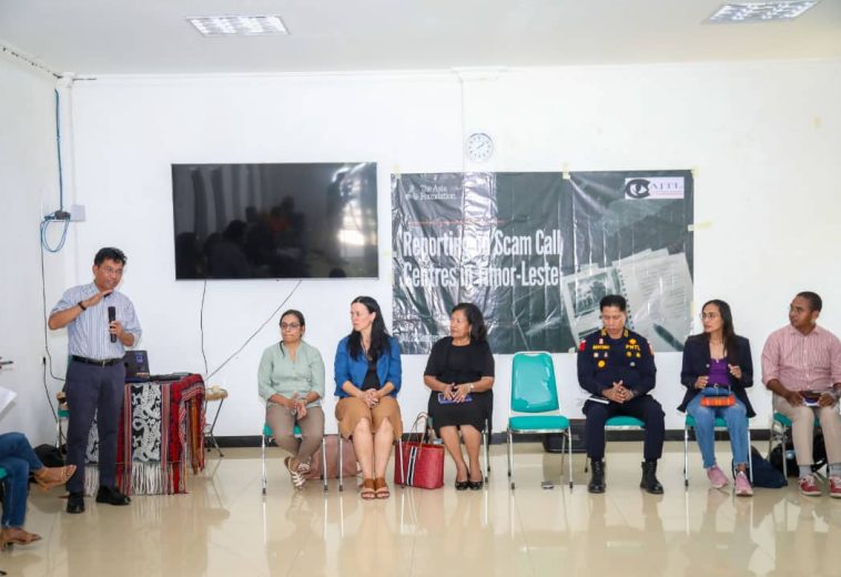 AJTL Realiza Editor Club: Reportajen Scam Call Center Iha Timor-Leste ho Seguru